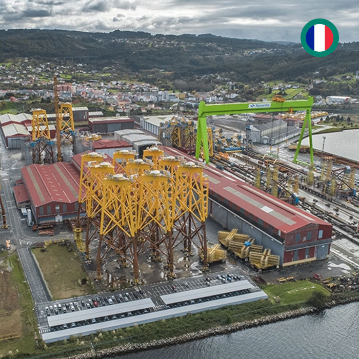 Jackets: Iberdrola France, Parque Saint Brieuc